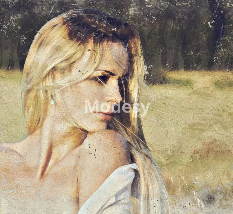 Women vintage collage art design