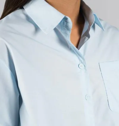 Light blue women shirt